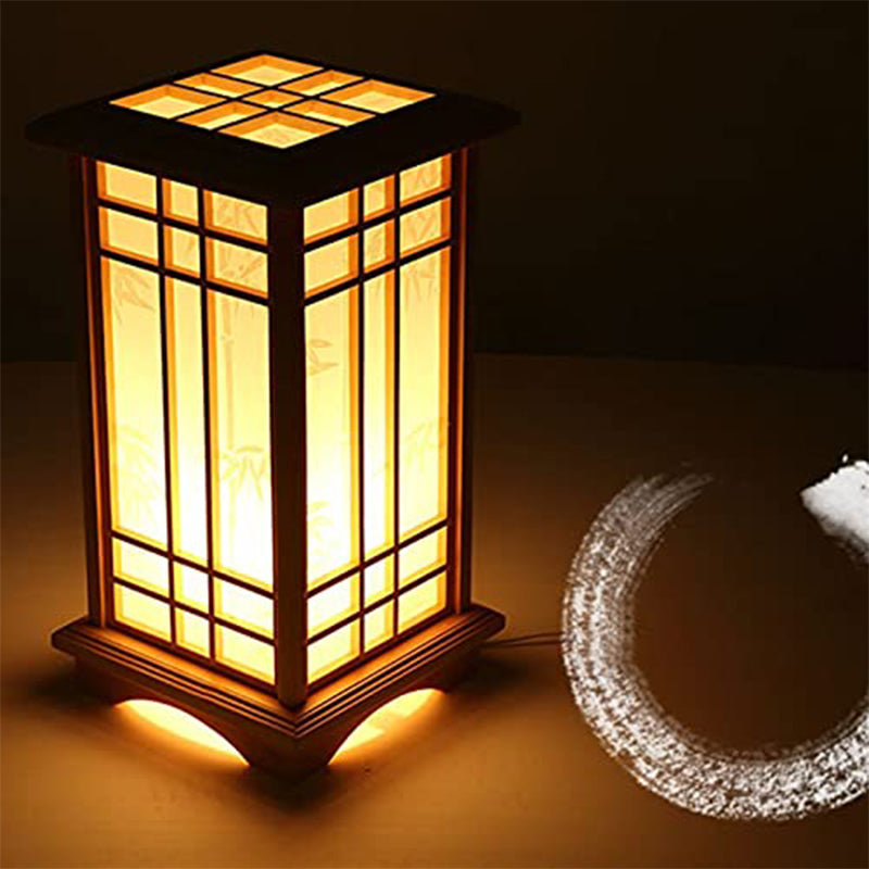 Desk Lamp Wood Tatami Table Lamp For Bedroom