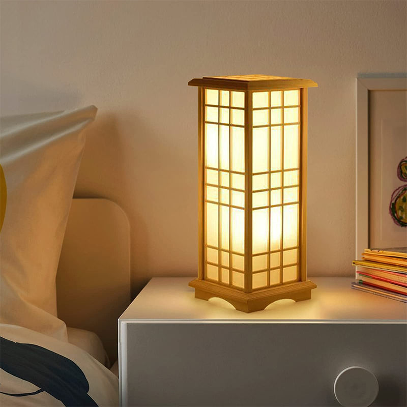 Desk Lamp Wood Tatami Table Lamp For Bedroom