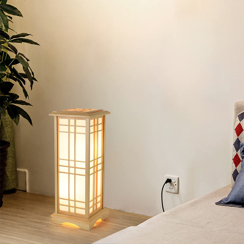 Desk Lamp Wood Tatami Table Lamp For Bedroom