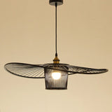 Load image into Gallery viewer, Black/Log Bamboo Pendant Light Natural Wicker Light Fixture