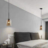 Load image into Gallery viewer, Nordic Glass Pendant Light Art Hanging Lamp