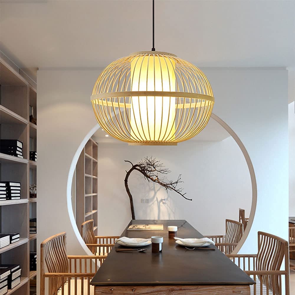 Minimalist Handcrafted Bamboo Pendant Lighting