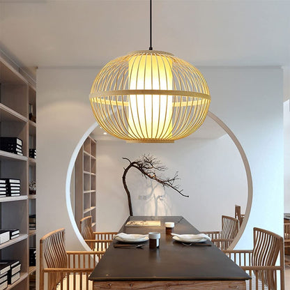 Minimalist Handcrafted Bamboo Pendant Lighting