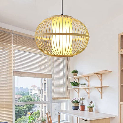Minimalist Handcrafted Bamboo Pendant Lighting