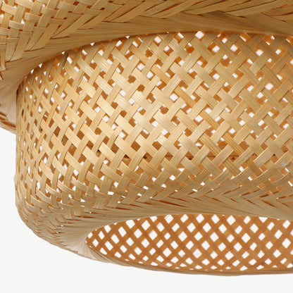 Creative Bamboo Pendant Light Home Decor Lampshade
