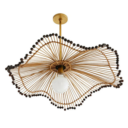 Handmade Rattan Pendant Light Art Chandeliers