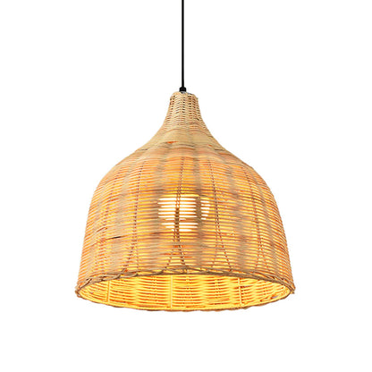 Rattan Wicker Pendant Light Lampshade