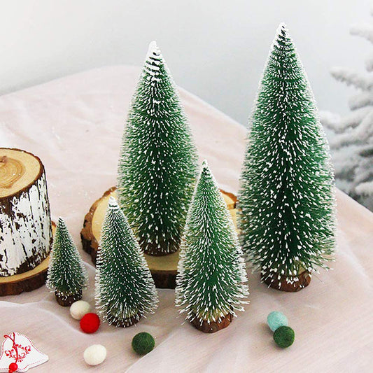 Small Artificial Tabletop Xmas Pine Tree Christmas Decorations-[Modern pendant lighting for bedroom and living space]-Demolights UK