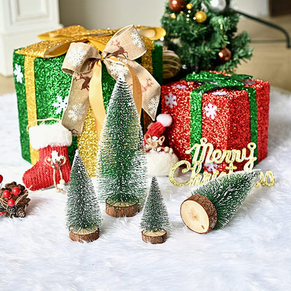 Small Artificial Tabletop Xmas Pine Tree Christmas Decorations