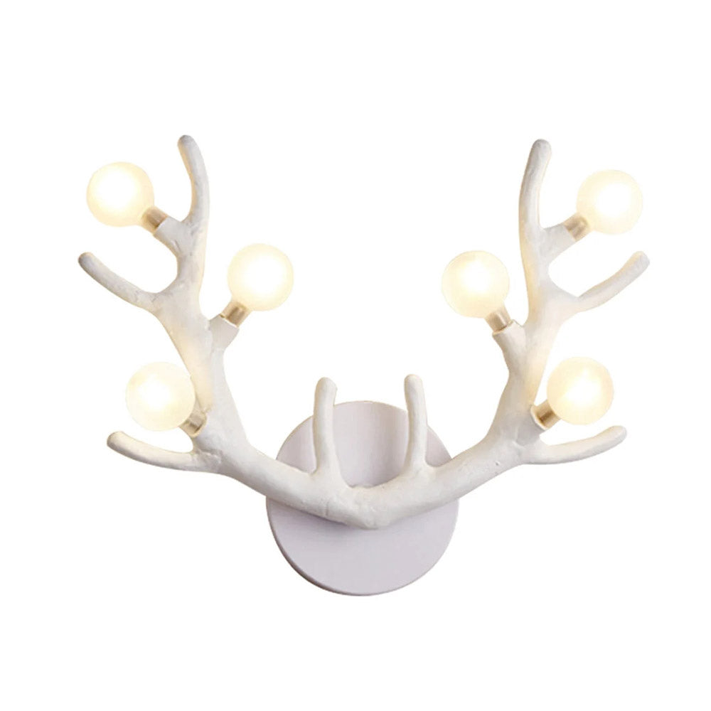 Creative Antler Wall Lamp Nordic Living Room Decorative Light