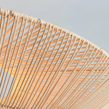 Rattan Vintage Umbrella Pendant Light