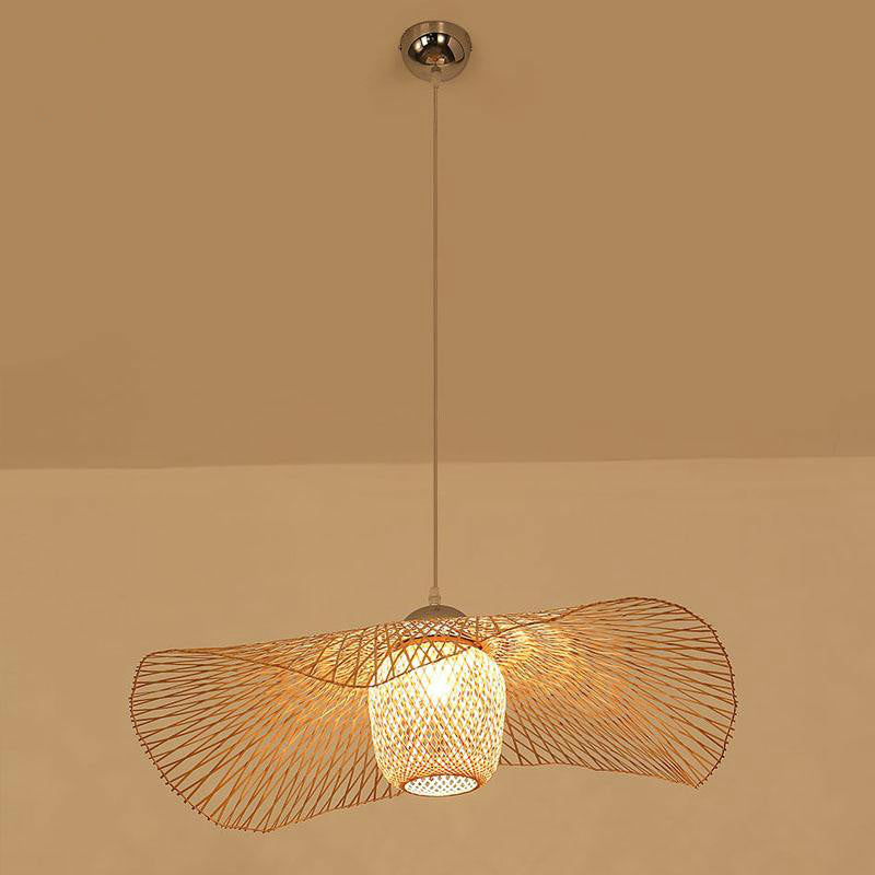 High Quality Bamboo Pendant Light Wicker Lampshade