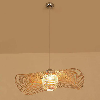 High Quality Bamboo Pendant Light Wicker Lampshade