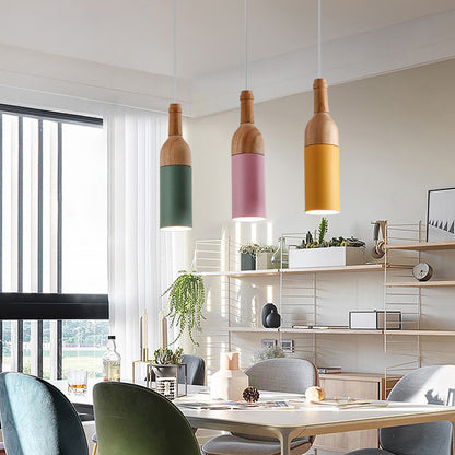 Nordic Wine Bottle Pendant Lights