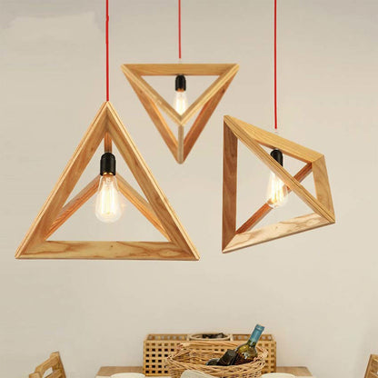 Nordic Simplicity Pendant Lamp Decoration Wooden Light fixture