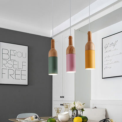 Nordic Wine Bottle Pendant Lights