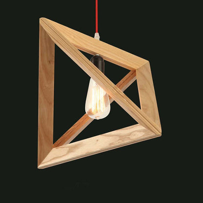 Nordic Simplicity Pendant Lamp Decoration Wooden Light fixture