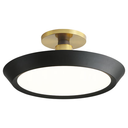 Creative Colored Metal Ring Flush Mount Ceiling Light