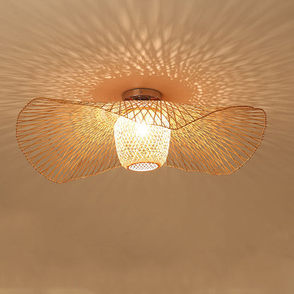 High Quality Bamboo Pendant Light Wicker Lampshade