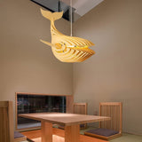 Load image into Gallery viewer, Solid Wood Whale Lamp Shade