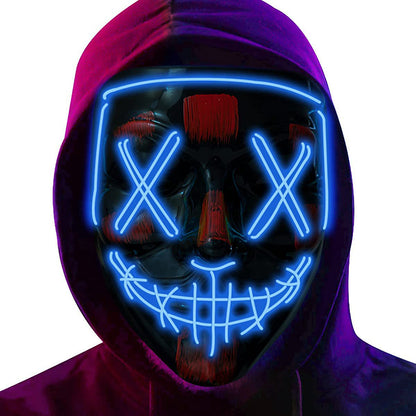 Halloween LED Light up Purge Mask