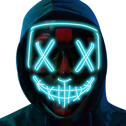 Halloween LED Light up Purge Mask