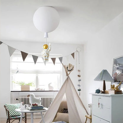 Design Astronaut Ceiling Light Nursery Light Fixture